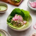 Chickpea Salad Wraps with Creamy Avocado Dill Sauce Recipe