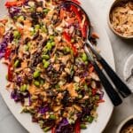 Spicy Sesame Slaw with Mushrooms and Edamame Recipe