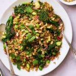 Crispy Rice Salad with Edamame, Avocado, Radishes, and Fresh Herbs Recipe