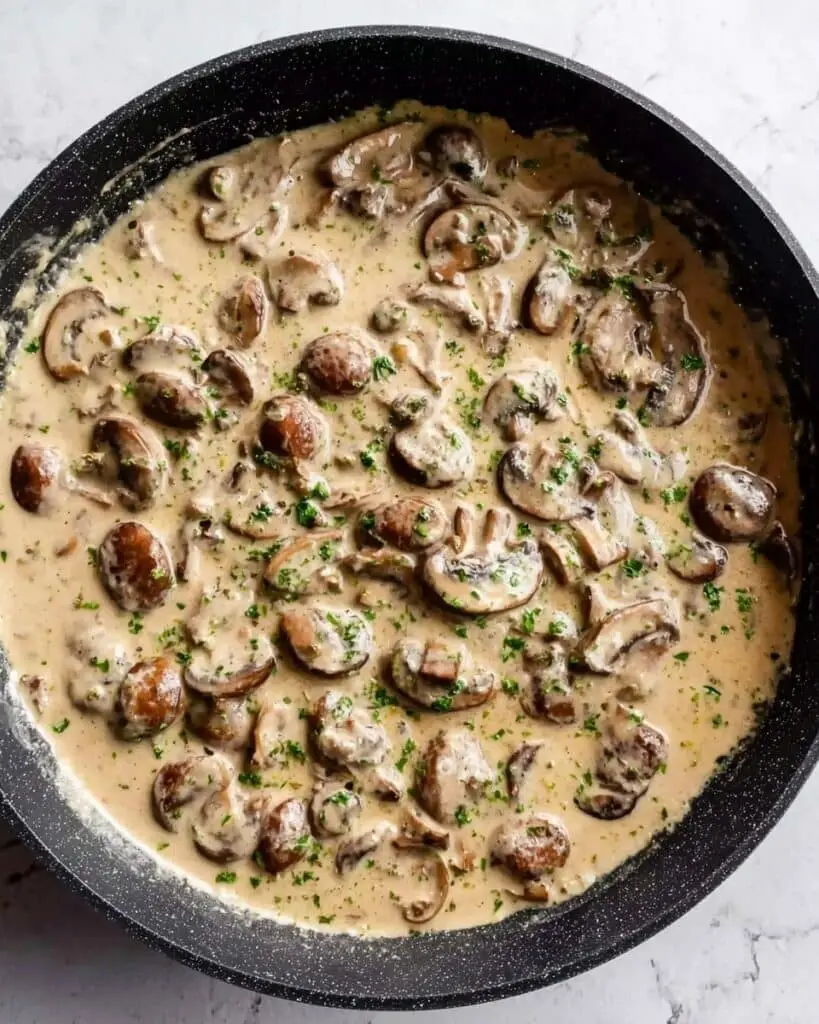 Easy One Pot Mushroom Stroganoff Recipe