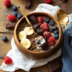 Dark Chocolate Quinoa Breakfast Bowl Recipe