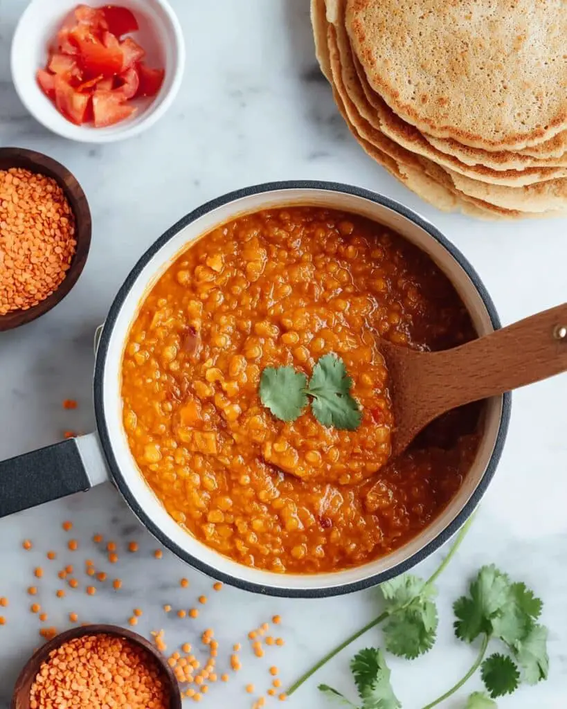 Vegan Ethiopian Red Lentils (Misir Wat) Recipe