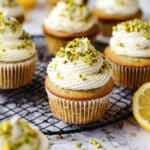 Lemon Pistachio Cupcakes Recipe