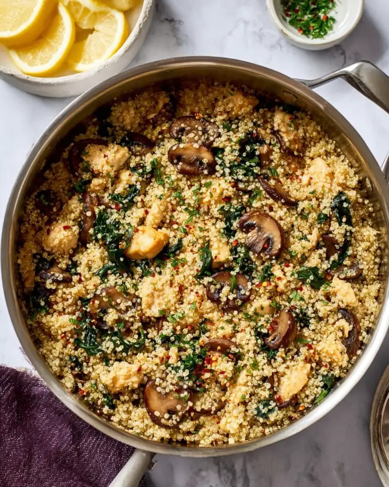 One-Pot Chicken and Quinoa in Mustard Sauce Recipe