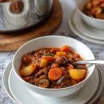 Hearty Potato Mushroom and Chickpea Stew Recipe
