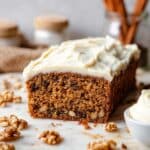 Carrot Cake Banana Bread with Cream Cheese Frosting Recipe