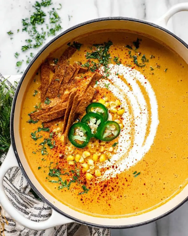 Mexican Street Corn Soup Recipe