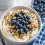 Blueberry & Muesli Cottage Cheese Bowl Recipe