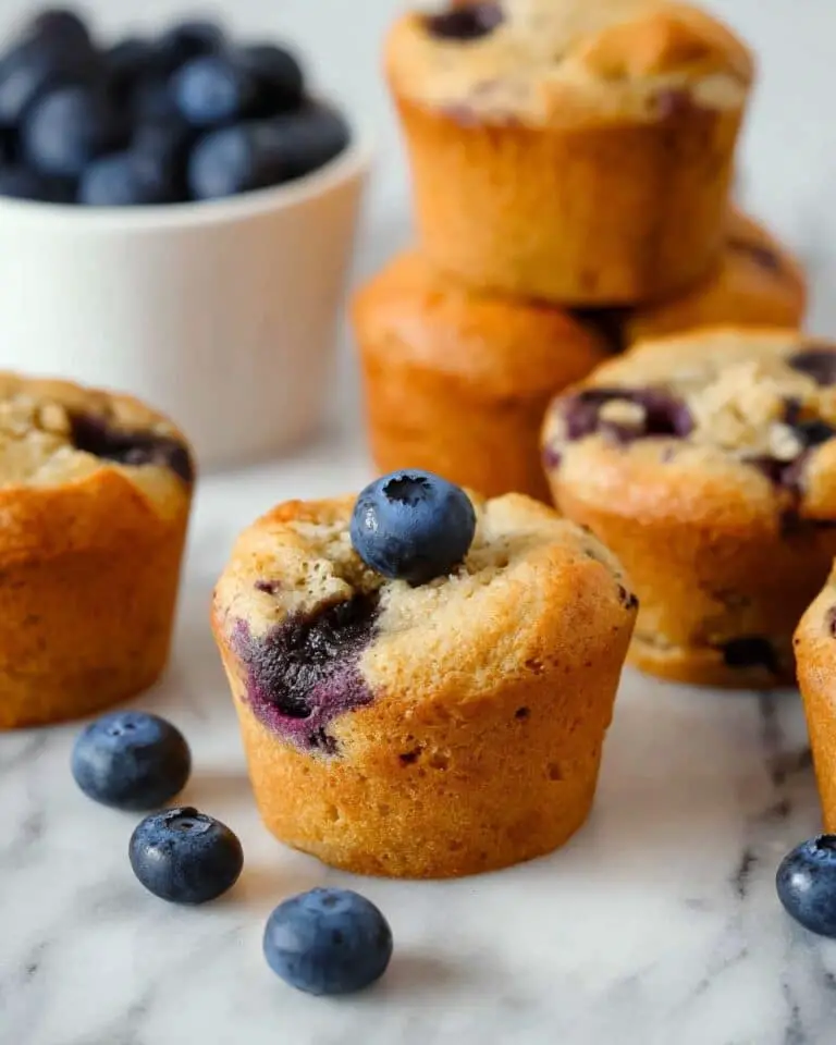 Blueberry Cottage Cheese Muffins Recipe