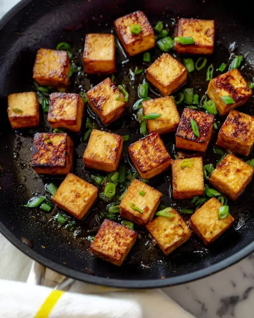 Marinated Tofu with Soy, Ginger, and Maple Sauce Recipe