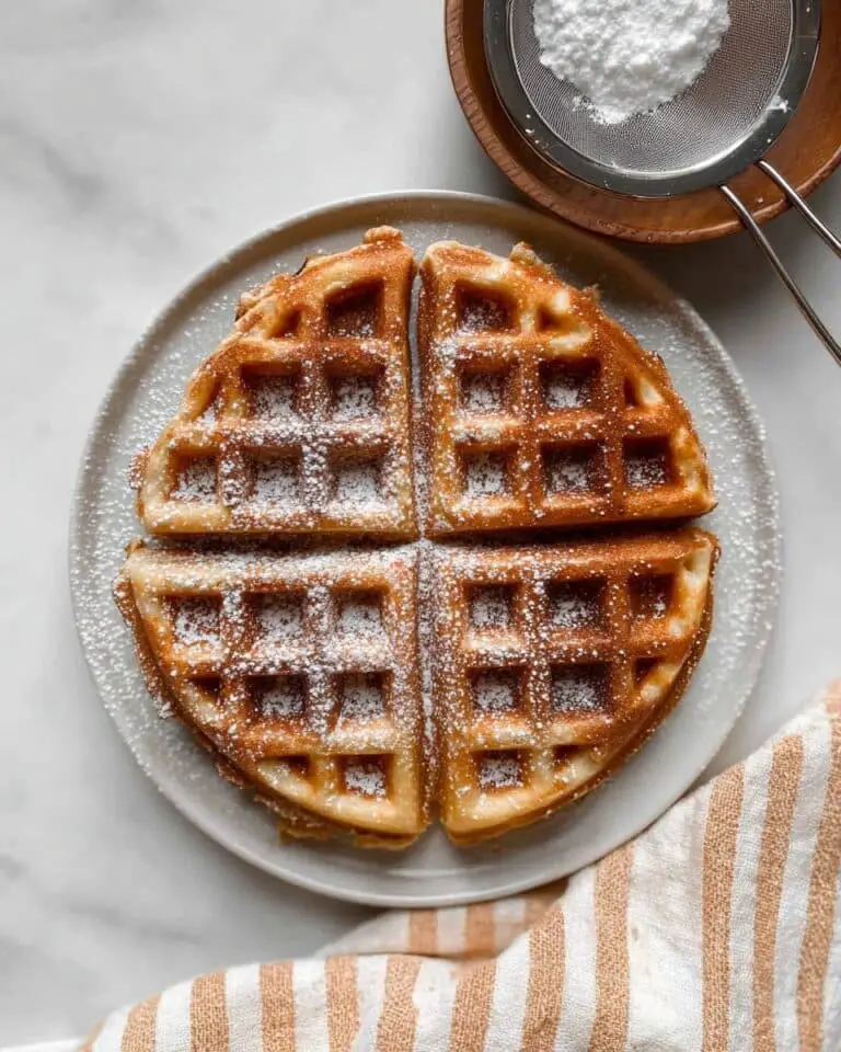 Flourless Banana Oat Waffles Recipe