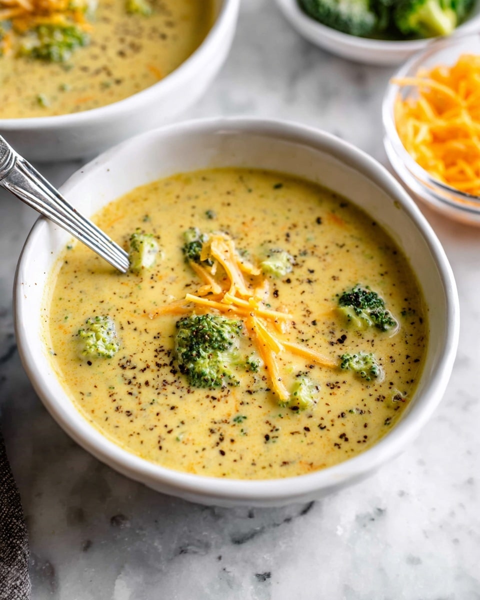 Healthy Broccoli Cheddar Soup Recipe