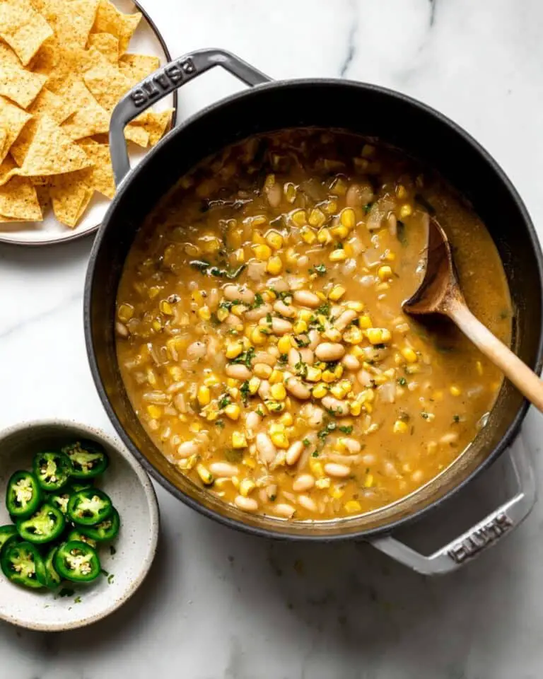 Vegan White Bean Chili Recipe