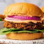 Sweet Potato Black Bean Burgers Recipe