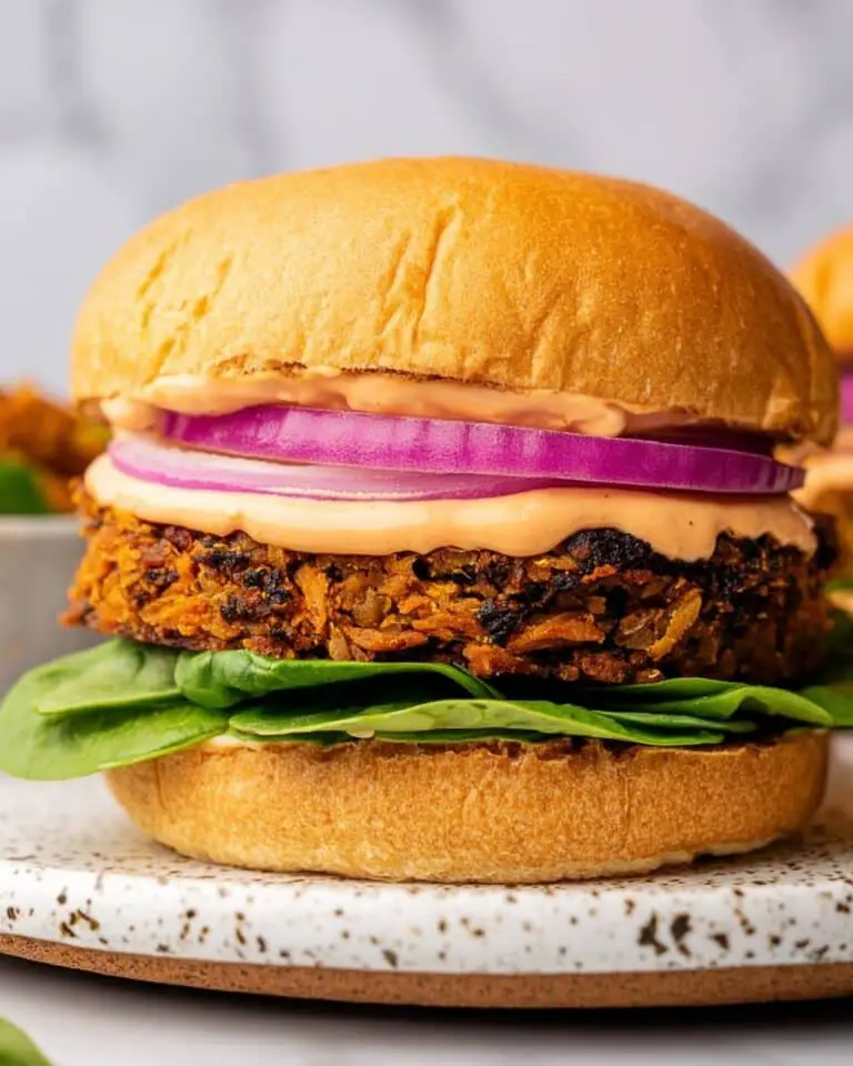 Sweet Potato Black Bean Burgers Recipe