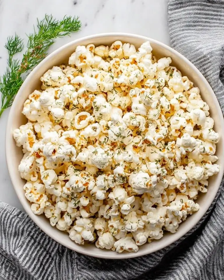 Homemade Dill Pickle Popcorn Recipe