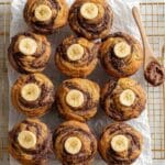 Nutella Swirled Banana Muffins Recipe