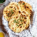 3 Ingredient Naan Bread (no yeast) Recipe
