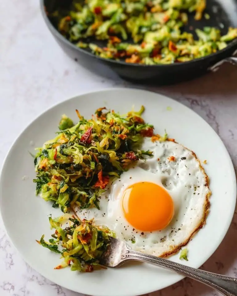 Zucchini Breakfast Skillet with Parmesan and Eggs Recipe