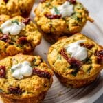Savoury Vegan Zucchini Muffins Recipe