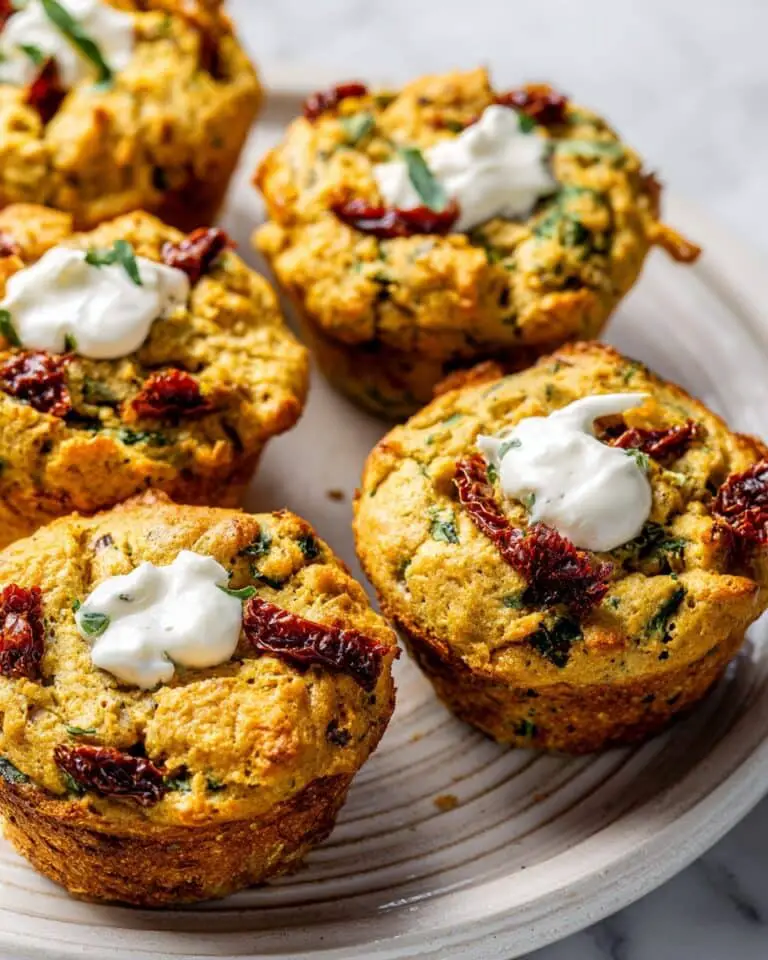 Savoury Vegan Zucchini Muffins Recipe