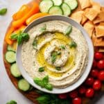 White Bean Dip with Pomegranate Seeds, Pine Nuts, and Fresh Herbs Recipe