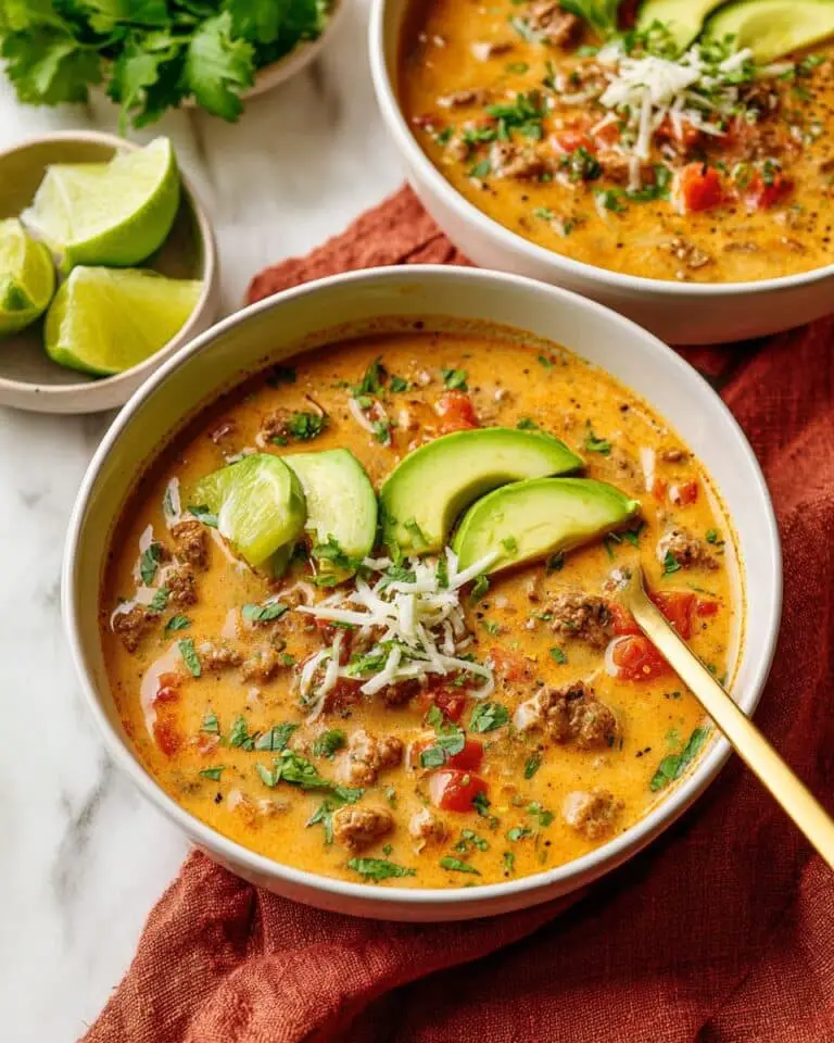 Creamy Taco Soup (Low Carb/Keto) Recipe