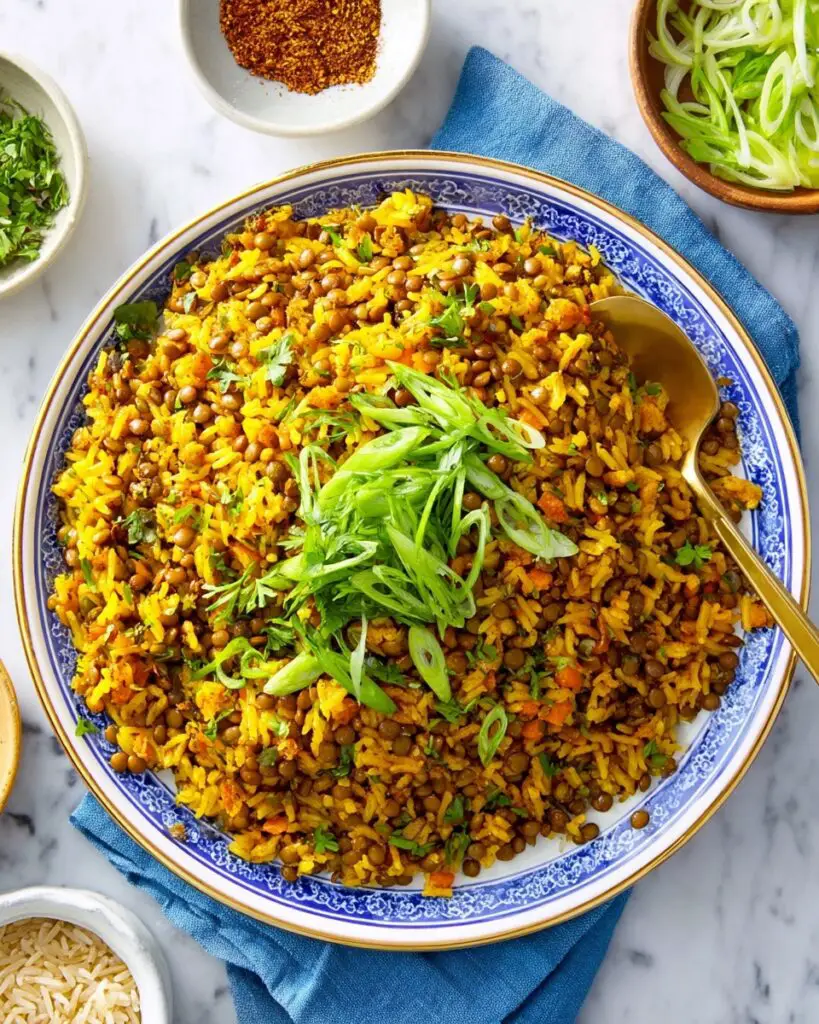Easy Mediterranean Lentils and Rice Recipe
