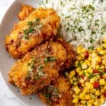 Crispy Air Fryer Breaded Chicken Thighs Recipe