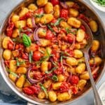 Crispy Gnocchi with Cherry Tomato Sauce Recipe