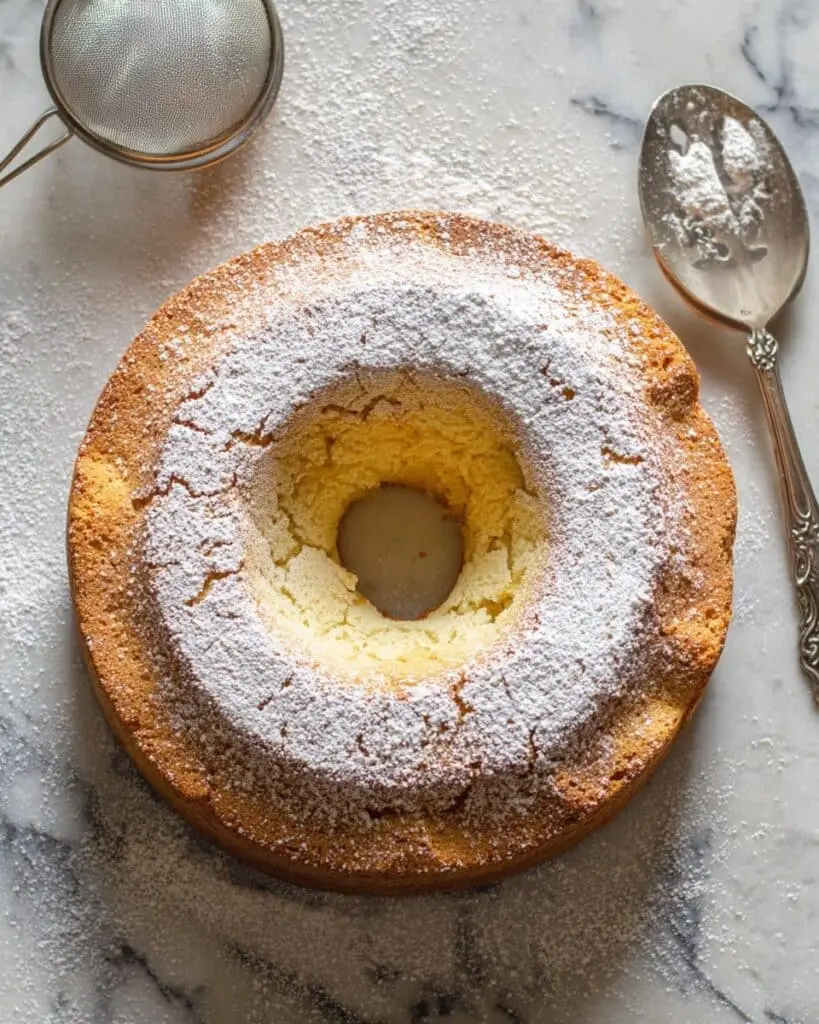 Italian Fresh Cream Lemon Cake Recipe