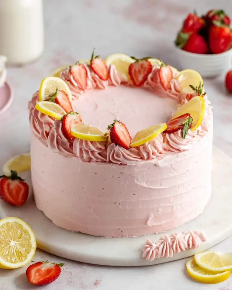 Strawberry Lemon Cake Recipe