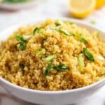 5-ingredient Lemon Turmeric Quinoa Recipe