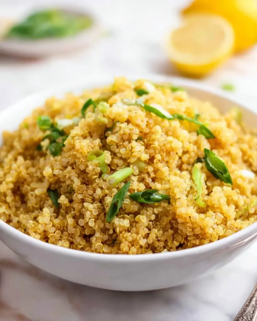 5-ingredient Lemon Turmeric Quinoa Recipe