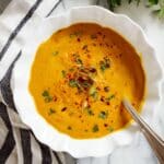Creamy Red Lentil Soup with Lemon and Cumin Recipe