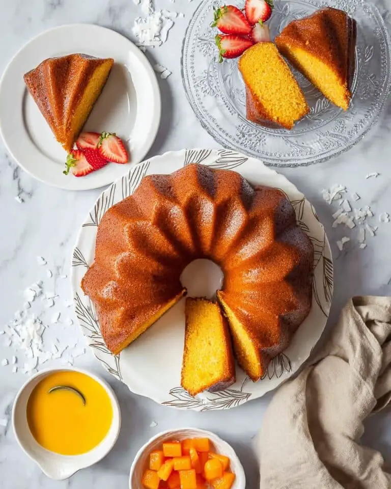 Vegan Mango Bundt Cake Recipe