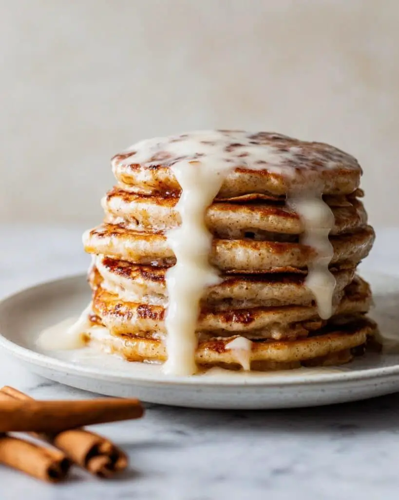 Cinnamon Roll Pancakes Recipe