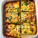 Roasted Potato and Veggie Breakfast Casserole with Cheddar Recipe