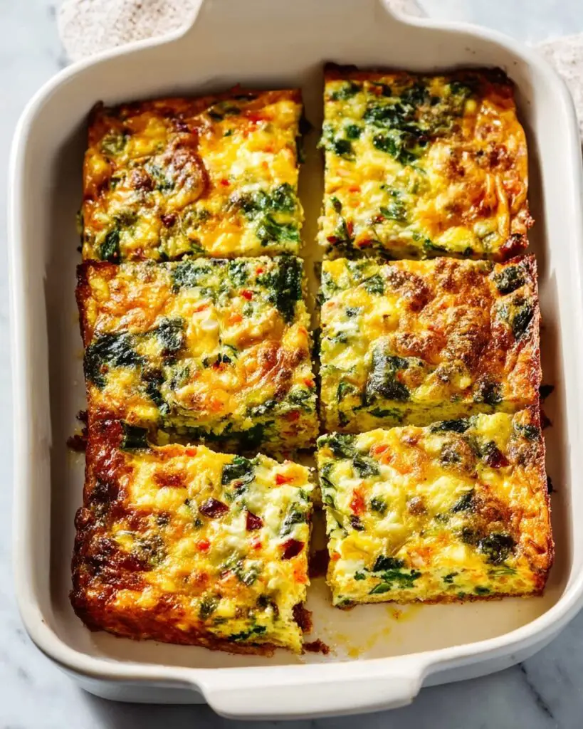 Roasted Potato and Veggie Breakfast Casserole with Cheddar Recipe