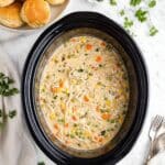 Easy Slow Cooker Chicken Pot Pie Recipe