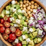 Chickpea Feta and Avocado Salad Recipe