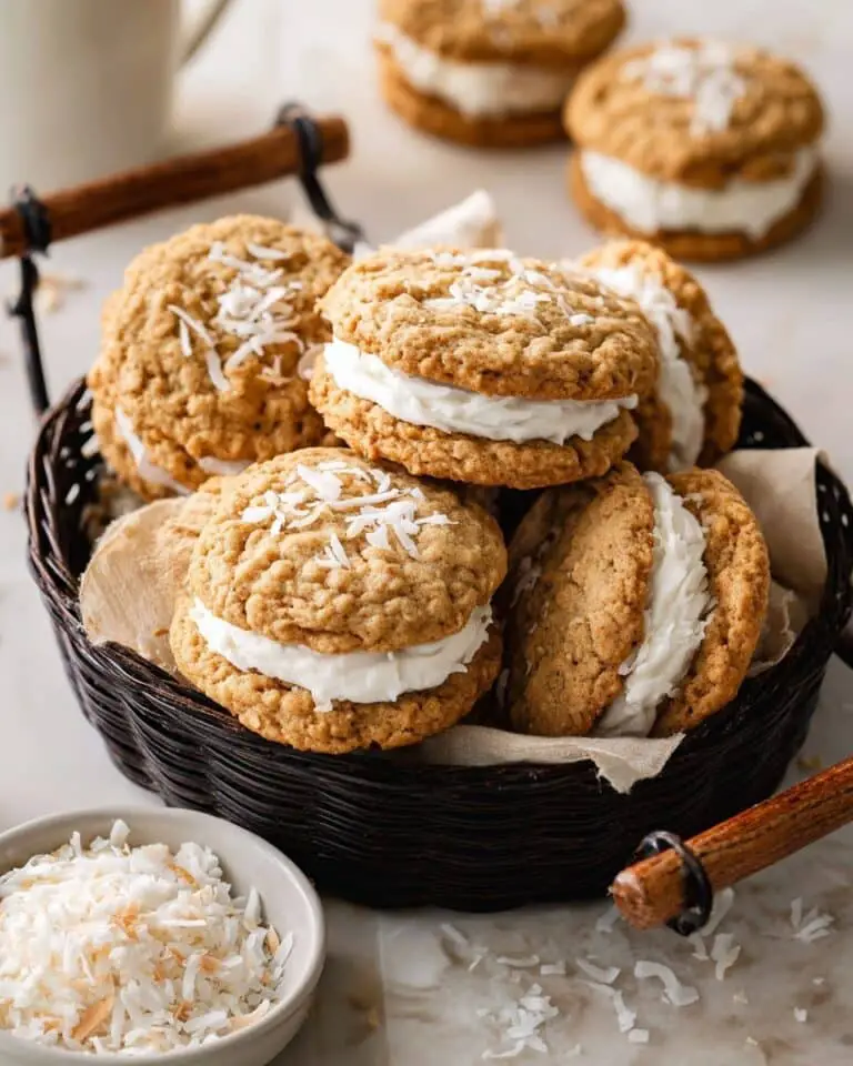 Coconut Oatmeal Cream Pies Recipe
