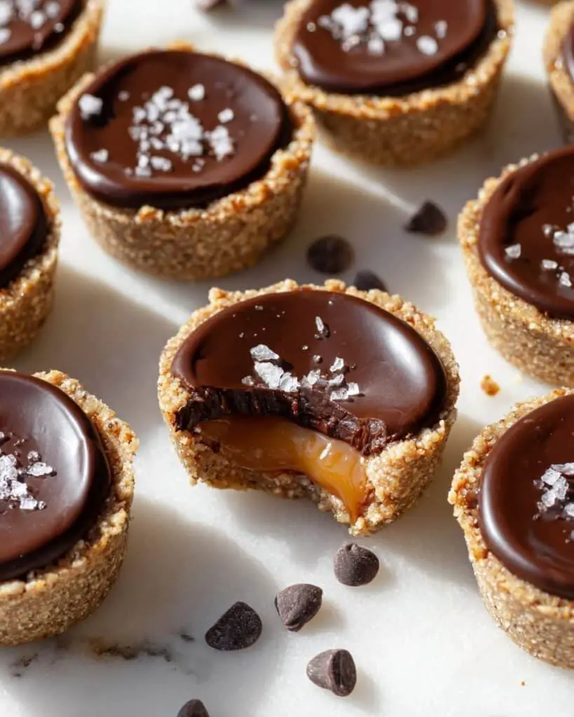 Healthy Vegan Paleo Twix Cookie Cups Recipe