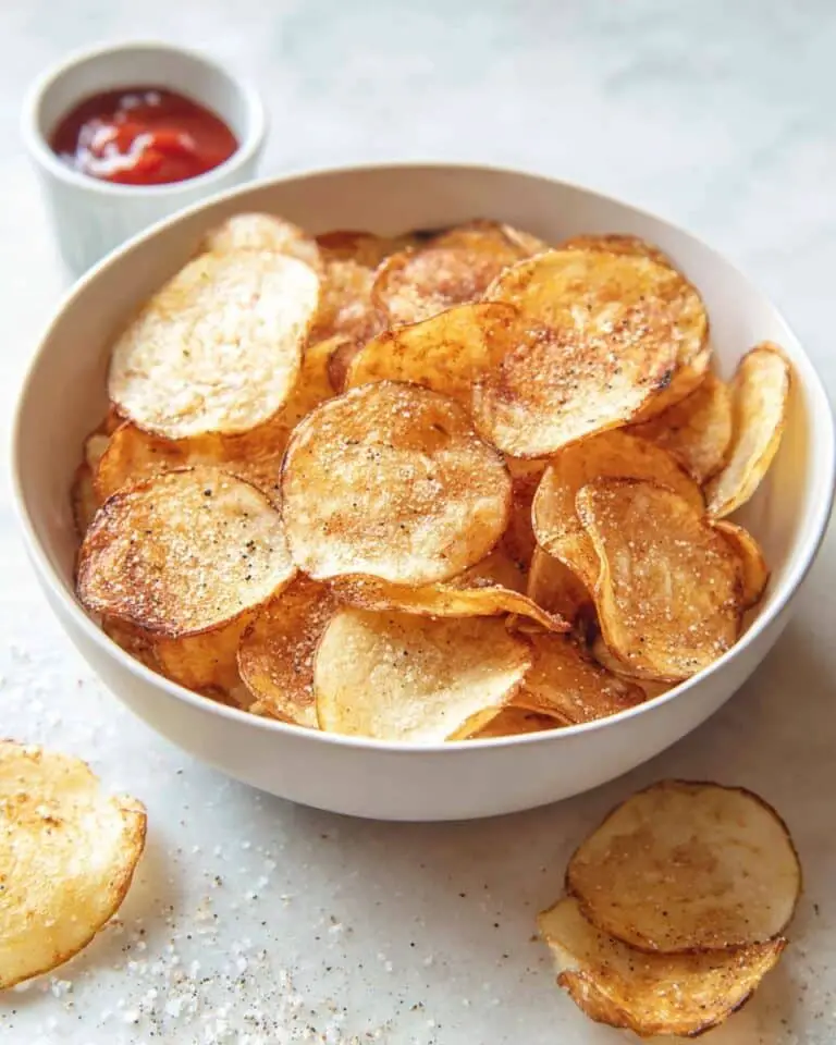 Oven Baked Potato Chips Recipe