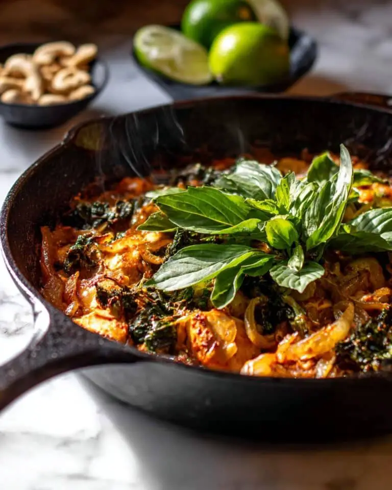 Coconut Curry Basil Chicken Recipe