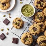 Pistachio Cream Chocolate Chip Cookies Recipe
