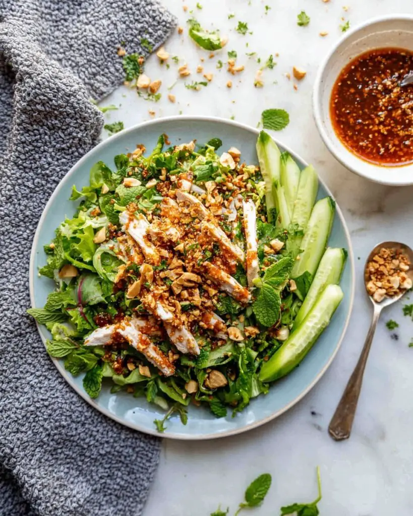 Spicy Chicken Cucumber Salad Recipe