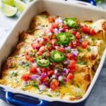 White Chicken Enchiladas Recipe