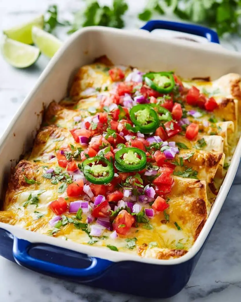 White Chicken Enchiladas Recipe