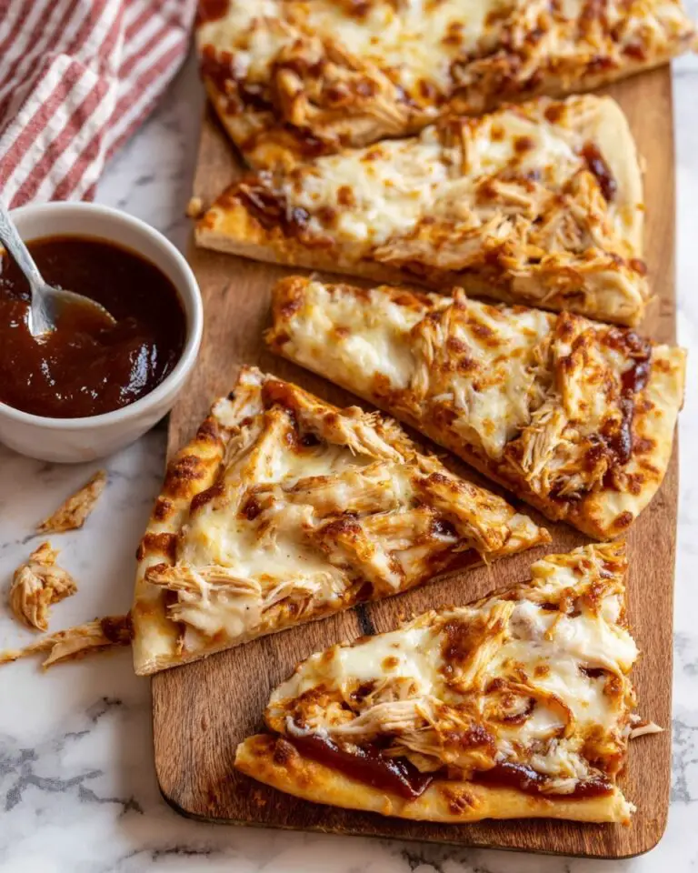 BBQ Chicken Flatbread Recipe
